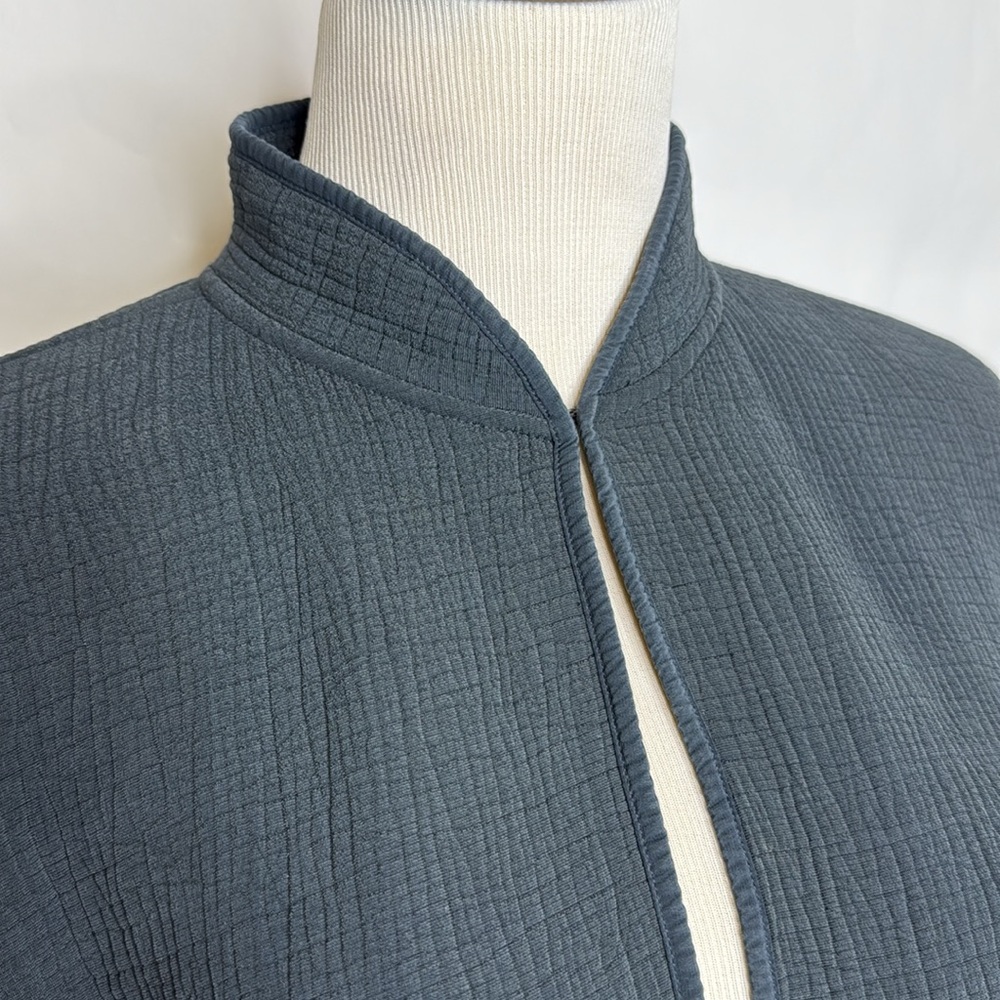 Eileen Fisher Textured Gray Jacket (M) - Picture 3 of 11